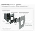 thumbnail image 6 of Legrand adorne 2-Gang Screwless Wall Plate in Gloss White-on-White Finish, AWP2GWHW10, 6 of 6