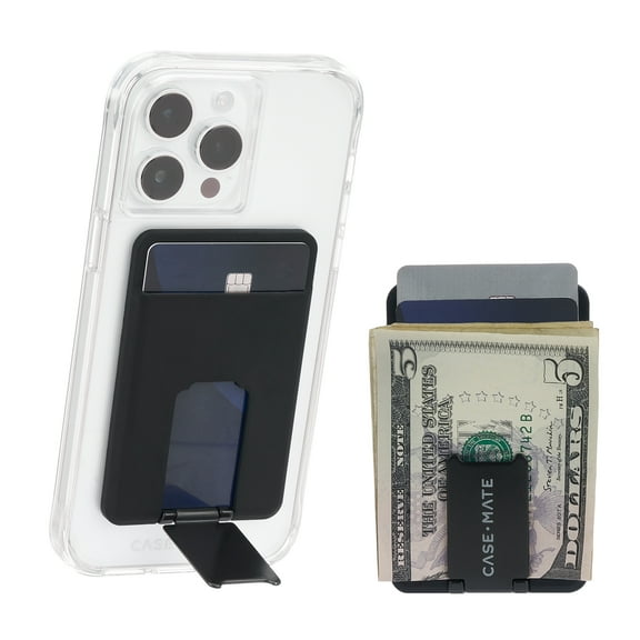 Case-Mate Magnetic 3 in 1 Wallet Works with MagSafe - Black