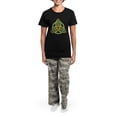 thumbnail image 4 of CafePress - Celtic Trinity Knot Women's Dark Pajamas - Women's Short Sleeve Print T-Shirt and Pants Dark Cotton Pajama Set, 4 of 7