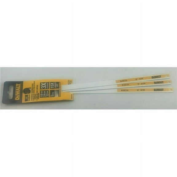Stanley Tools  12 in. Hacksaw Blade Set - Pack of 3