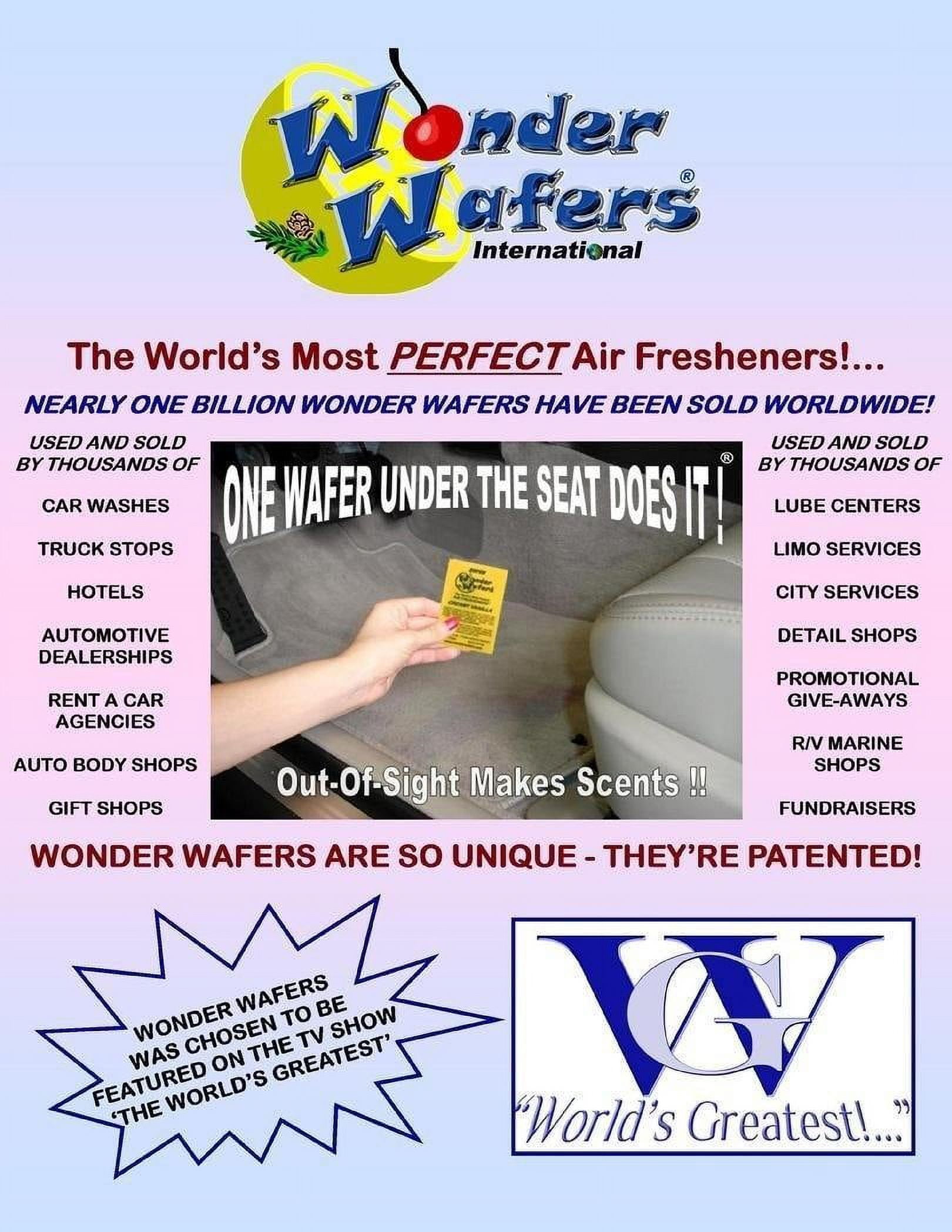 Wonder Wafers Car Air Freshener Wafers Variety Pack of 12 - Individually  Wrapped Car Air Fresheners - 12 Scents Car Fresheners (12 Pack 12 Other