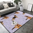 thumbnail image 3 of Area Rugs For Living Room Decor - German Shepherd Dog No.1017 Soft Anti Slip Throw Washable Rugs 5x7 For Bedroom, Indoor Carpet For Bedroom Living Room 80x58In, 3 of 7