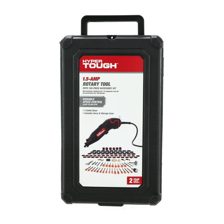 MEGADRY メガドライ　1.85-53 TORQUE Hyper Tough Rotary Tool Kit, 1.5 Amp, Variable Speed, 105