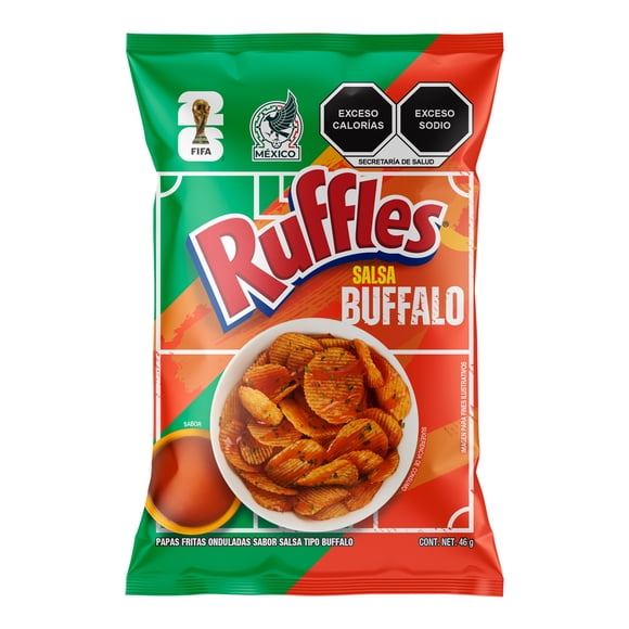 Papas fritas Ruffles sabor Buffalo 46g