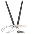 thumbnail image 1 of BT WiFi Card, Wear Resistance Wide Coverage Area NGFF M.2  Adapter  for  With External Antenna, 1 of 8