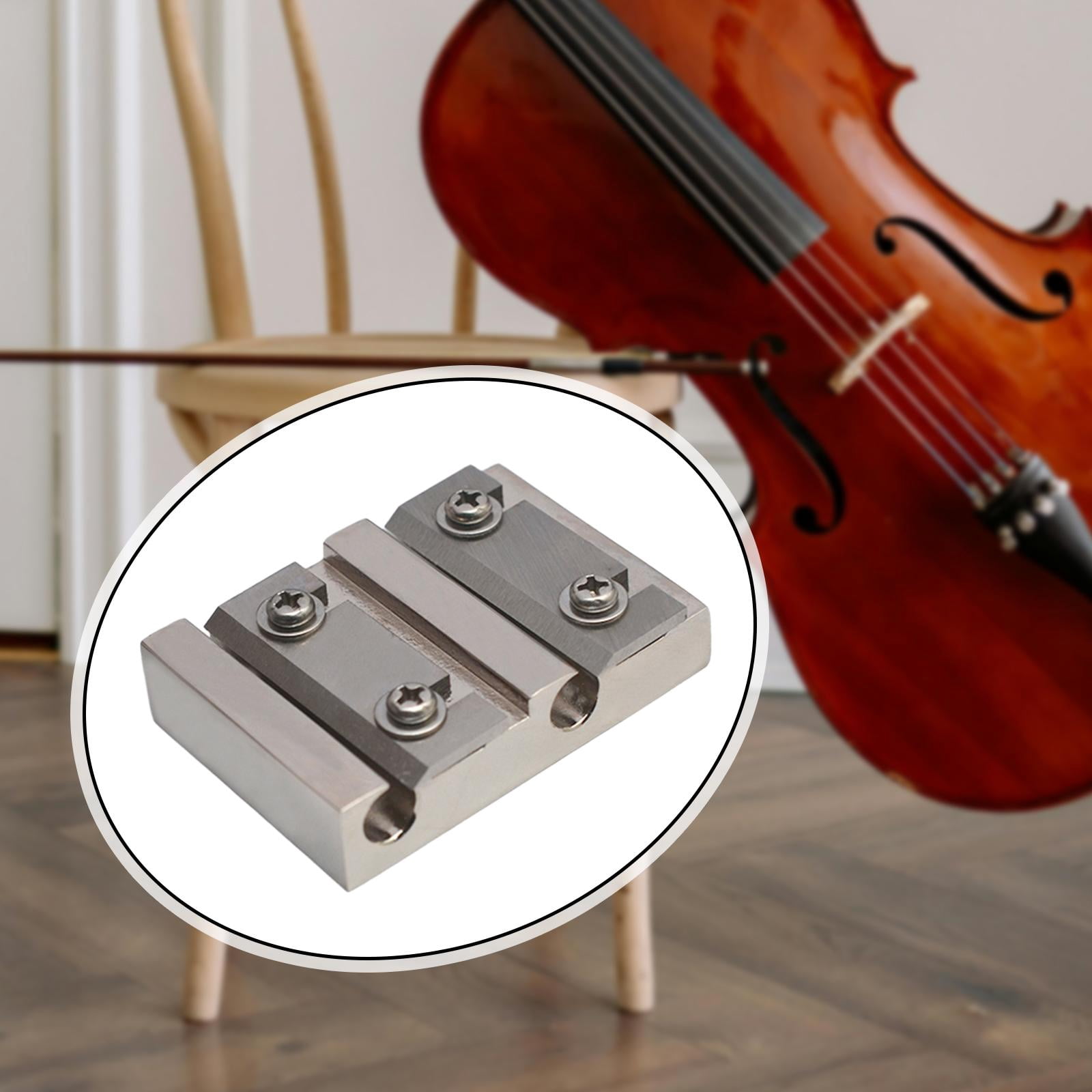 LeeQinersw Violin Peg Reels Shaver Metal Violin Making Tool for Beginners Professionals silver