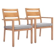 Rader Dining Chair Natural Dining Chair, Modern Style, Removable and washable cushion cover, Aluminum, Outdoor Dining