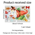 thumbnail image 2 of nvzhuang Christmas Window Clings, Electrostatic DIY Candy Gnome Present Box Removable Sticker, 2 of 9