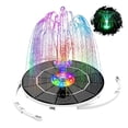 thumbnail image 1 of Solar Fountain Pump,with 6Nozzles And 4ft Water Pipe,Solar Powered Pump For Bird Bath,Pond,Garden And Other Places ,Multi-Install Methods, 1 of 7