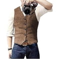 thumbnail image 1 of Chalecos de negocios casuales para hombres, chaleco ligero, chaleco de traje ajustado, 1 of 5