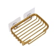 thumbnail image 2 of Metal Strong Suction Soap Dish Holder Bathroom Shower Bath Net Drain Case Tray, 2 of 9