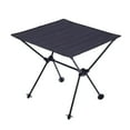 thumbnail image 2 of Table de Camping Pliante en Alliage d'Aluminium Bureau Portable Noir, 2 of 8