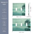 thumbnail image 3 of Dailycode Light Switch Plate Covers 2 Gang Wall Plate Plastics Outlet Covers for Kitchen Home Office Decor Tree on Lakeside, 3 of 8