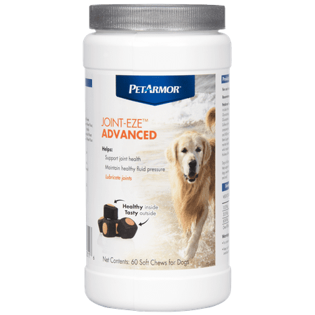 PetArmor Joint-Eze Advanced Joint Health Soft Chews for Dogs, 60 (Best Dog Health Insurance)