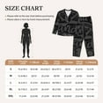 thumbnail image 4 of Fotbe Not All Who Wander Are Lost2 Pattern Long Sleeve Pajama Set for Women,Sleepwear Set,2-piece Loungewear Set,Soft PJs Comfy Nightwear with Pockets -Medium, 4 of 7
