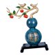 thumbnail image 5 of Estatua de Calabaza BLESIY Artesanías de Resina Feng Shui Decoración de Oficina Azul, 5 of 8