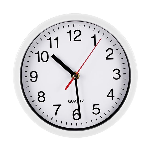 stanreset Round Wall Clock Bedroom Kitchen Clocks Quartz Wall Clock Silent Movement Suitable For Home No.4