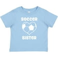 thumbnail image 3 of Inktastic Heart Soccer Sister Girls Baby T-Shirt, 3 of 5