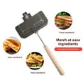 thumbnail image 4 of Pebbuoy Sandwich Maker Nonstick Grill Pan for Breakfast Hot Dog Toaster Grilled Cheese Maker Omelets Toast Baking Pan for Camping Dorms Offices, 4 of 6