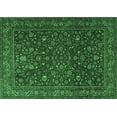 thumbnail image 1 of Ahgly Company Indoor Rectangle Persian Emerald Green Traditional Area Rugs, 6' x 9', 1 of 4