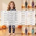 thumbnail image 4 of TOWED22 Kids Halloween Skeleton Pajamas Cotton Pumpkin Ghost Print Sleepwear Toddler Girls Boys Skull Halloween Pjs Sets(Sky Blue,2-3 Y), 4 of 9