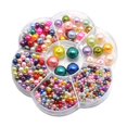 thumbnail image 2 of Perlas de imitación redondas con orificio recto de 3 a 12 mm, cuentas sueltas blancas en caja, accesorios para aretes, cuentas para usar a mano para niños, 2 of 5