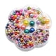 thumbnail image 2 of Perlas de imitación redondas con orificio recto de 3 a 12 mm, cuentas sueltas blancas en caja, accesorios para aretes, cuentas para usar a mano para niños, 2 of 5