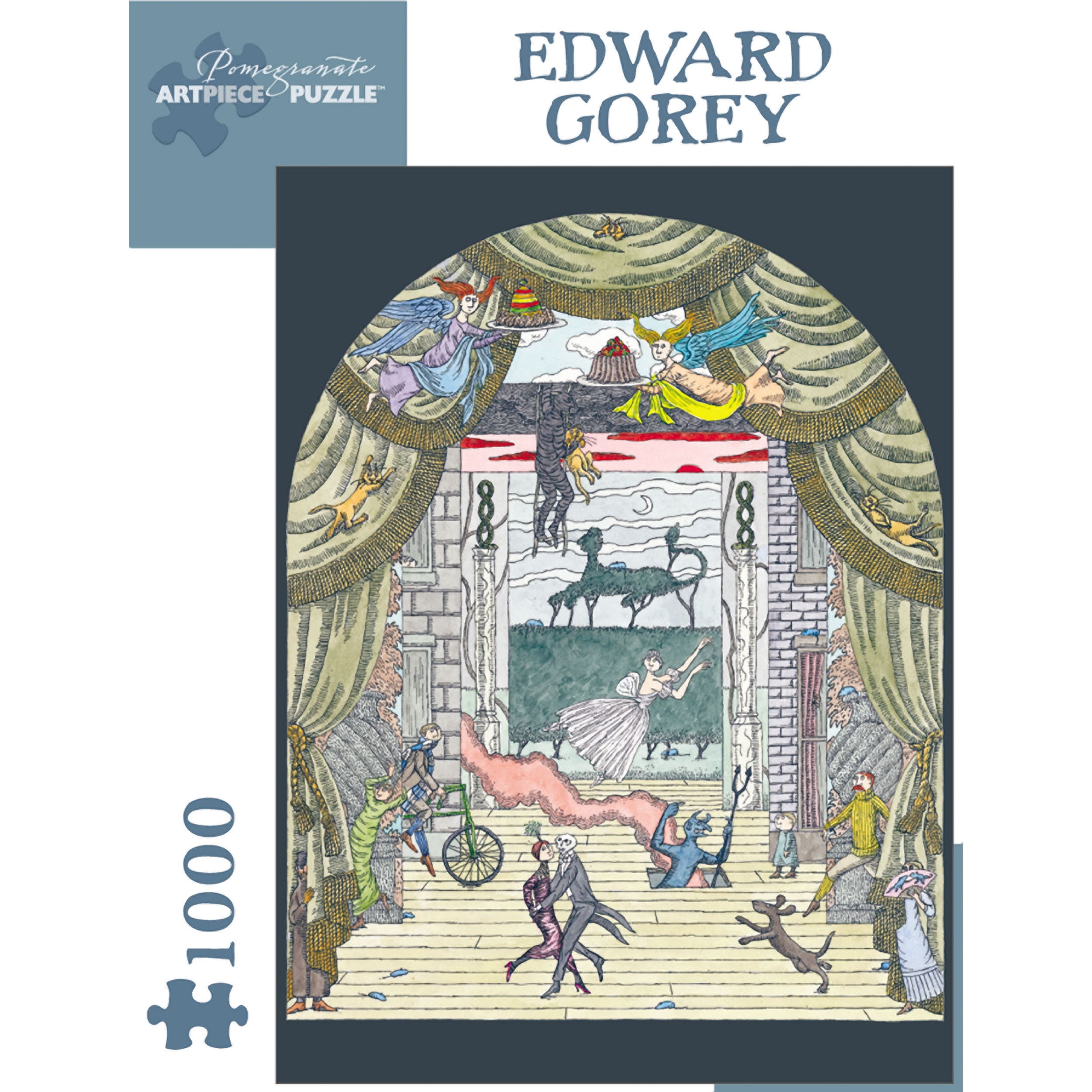 Pomegranate - Edward Gorey - Jigsaw Puzzle - 1000 Pieces
