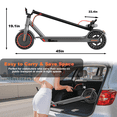 thumbnail image 6 of PORORO Electric Scooter with Seat, 8.5" Folding Commuter E-Scooter for Adults, 350W Motor, 16MPH & 10-15Mile Range, 6 of 9