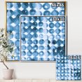 thumbnail image 2 of Indigo watercolor geometrical VI - Contemporary Framed Canvas, 2 of 3