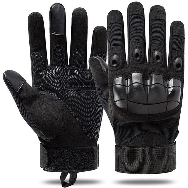 Guantes para Hombre con Pantalla Táctil y Protección para los Nudillos, Equipo de Motocicleta Transpirable
