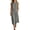 Gray Dress, variant on Miluxas Women's Casual 2 Piece Outfits Sleeveless Crewneck Crop Tank Top and Long Skirt Sets with Pockets Summer Beach Vacation Outfits White