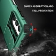 thumbnail image 6 of Dteck for Samsung Galaxy S23 Plus Case with Screen Protector, Slide Camera Protector Phone Case with Built-in Stand Shockproof Rugged Bumper for Samsung Galaxy S23 Plus,Green, 6 of 7