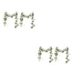 thumbnail image 4 of Guirnalda de flores artificiales Wosthever decoración de pared 2 piezas rosa champán, 4 of 6