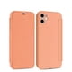 thumbnail image 3 of Funda de silicona líquida con tapa de cuero para iPhone 16 Pro Max 14 12 13 11 15 X XR XS Plus SE2022 Funda protectora de lentes con tapa tipo libro, 3 of 5