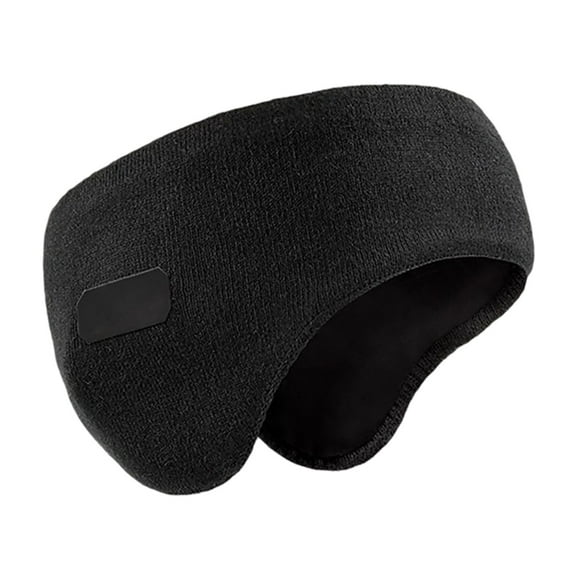 AWZXDE Outdoor Warm Soundproof Sleep Earmuff Headband Noise Reducing Ear Wrap For Men Women Winter Comfortable Ear Cover Black