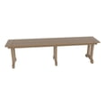 thumbnail image 1 of Charleston Outdoor Patio Adirondack Dining Trestle Bench, 1 of 5