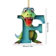 thumbnail image 4 of Adorno Acrílico Con Forma Letra F Dinosaurio para Navidad Coche Plano 2D, 4 of 9