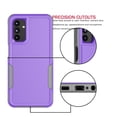 thumbnail image 4 of for Samsung Galaxy A13 5G Heavy Duty Armor Shockproof Tough Hybrid Dual Layer Rubber Drop Protection Soft Bumper Rugged Protective Phone Cover 2 IN 1 Case for Galaxy A13 5G -Purple, 4 of 6