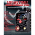 thumbnail image 5 of Stick Welder 135A110V Portable Welding Machine,ARC/TIG welder with LED Display Synergic Control,IGBT Inverter Welder with Hot Start Arc Force Anti-Stick for Home repair& Metal Working 20 Rods Include, 5 of 8