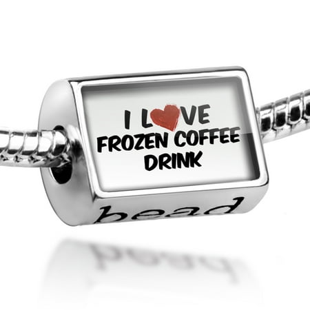 Bead I Love Frozen coffee drink Coffee Charm Fits All European