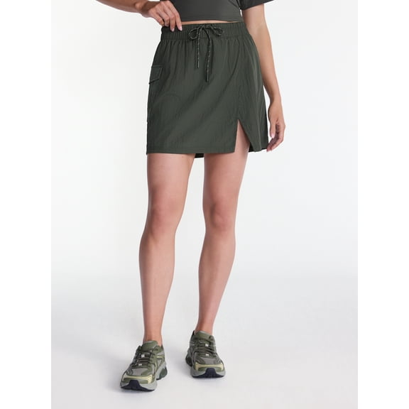 Avia Women's Cargo Ripstop Wrap Skort, Sizes XS-XXXL