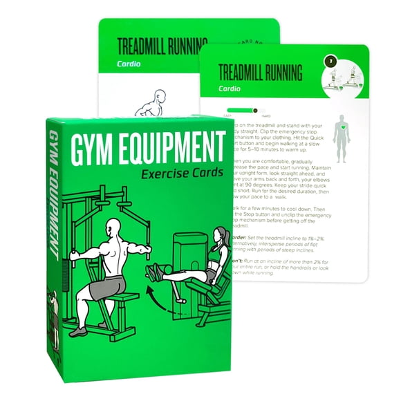 Tarjetas de Entrenamiento ELAORY Equipo de Gimnasio 62 Ejercicios para Mujeres y Hombres