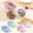 #28A, variant on Wheat Straw Fiber Condiment Plates Set of 2, Organic Japanese Style Small Bowls for Soy Sauce Vinegar or Pickles, Eco Friendly Reusable Snack Plates for Sushi and Appetizers
