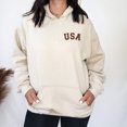thumbnail image 4 of ONE NATION UNDER GOD AMERICA Graphic Unisex Fleece Hooded Sweatshirt, 4 of 8