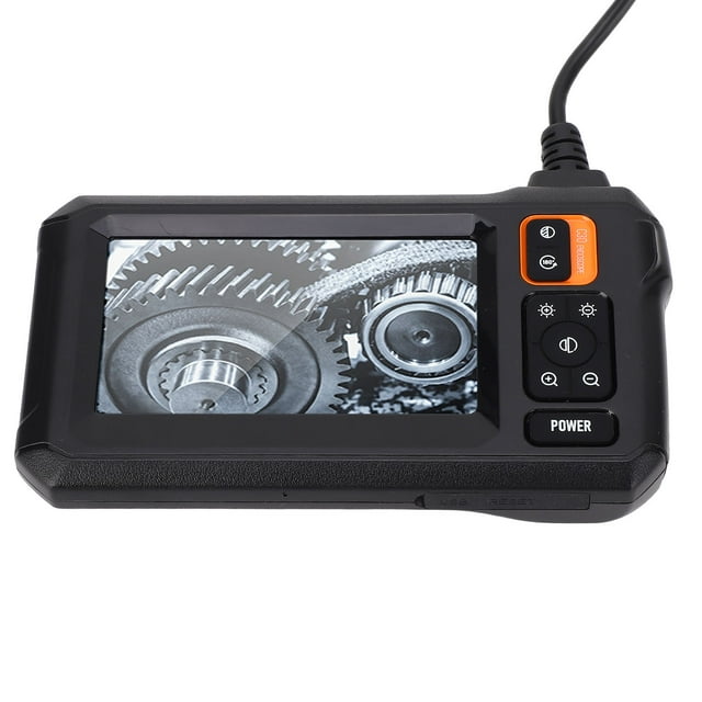 Endoscope Camera 1080P HD IPS Screen 170 Degree Viewing Angle IP67 Waterproof Borescope with LED Lights, 2000mAh Battery for Sewer Inspection Work