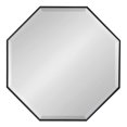 thumbnail image 4 of Kate and Laurel Rhodes Glam Octagon Mirror, 29" x 29", Black, Chic Geometric Wall Decor, 4 of 4