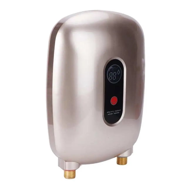 Chauffe-eau Intelligent Mini Chauffe-Eau Électrique Domestique Chauffe-Eau Sans Réservoir Instantané Machine de Chauffage, Affichage de la Température Numérique