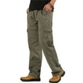 thumbnail image 1 of Lucakuins Comfort Solution Series - Pantalón cargo con cintura flexible expandible para hombre Lucakuins moda, 1 of 9