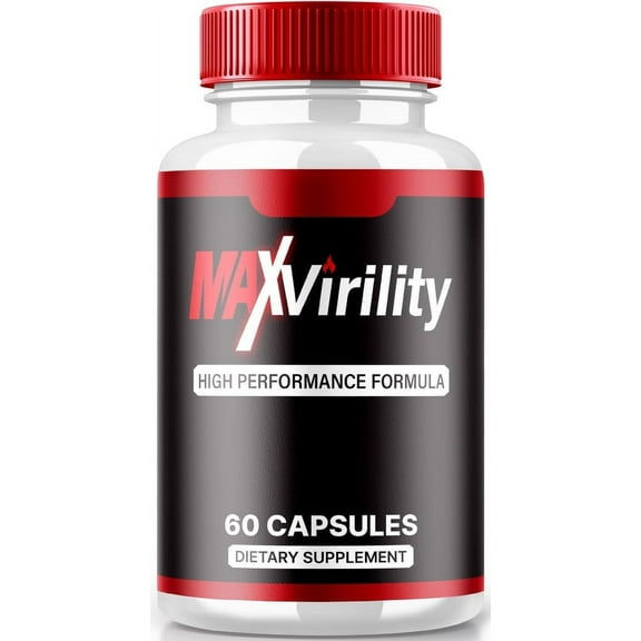 Max Virility Capsules, MaxVirility Dietary Supplement, All-Natural Pills to Support Muscle Health and Overall Wellness, Official Pastillas Reviews (60 Capsules)
